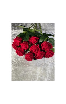 Kaliteli 10 Lu Kırmızı Yapay Kadife Gül Ev Vazo Dekor Süsü Özel Gün Çiçeği Yapay Çiçek 45-50 Cm Kırmızı - 929118804 Kırmızı Kaliteli 10 Lu Kırmızı Yapay Kadife Gül Ev Vazo Dekor Süsü Özel Gün Çiçeği Yapay Çiçek 45-50 Cm Kırmızı - 929118804 Kırmızı