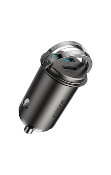 Joyroom C-a35 45w Mini Dual Port Car Charger Gray Joyroom C-a35 45w Mini Dual Port Car Charger Gray