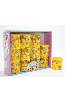 Pokemon Baskılı Stres Yayı - Sarı Plastik Nostaljik Oyuncak 12'li Seti Alk3984 Pokemon Baskılı Stres Yayı - Sarı Plastik Nostaljik Oyuncak 12'li Seti Alk3984