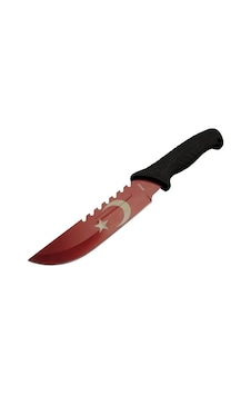 Muhtelif Ayyıldız Mf033 Rd Kırmızı Av Bıçağı 31cm - Testere Detaylı Bıçak, Oluklu, Kılıflı, Plastik Muhtelif Ayyıldız Mf033 Rd Kırmızı Av Bıçağı 31cm - Testere Detaylı Bıçak, Oluklu, Kılıflı, Plastik