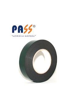 Pass Çift Taraflı Köpük Bant 18 MM x 10 M Yeşil Siyah Pass Çift Taraflı Köpük Bant 18 MM x 10 M Yeşil Siyah