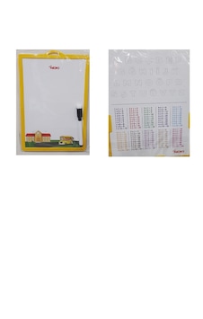 Noki Çift Taraflı Yazı Tahtası Çarpım Tablolu 17x25 Sarı Noki Çift Taraflı Yazı Tahtası Çarpım Tablolu 17x25 Sarı