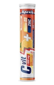 Apexis C Vit 1000 Mg D3 Zinc 20 Efervesan Tablet Apexis C Vit 1000 Mg D3 Zinc 20 Efervesan Tablet