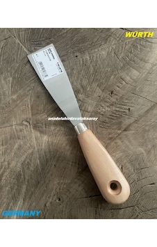 Würth 40mm Çelik Spatula Macun Spatula Kazıma Spatula 4cm Paslanmaz Çelik Gri