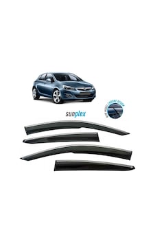 Opel Astra J 2010-2016 Model Cam Rüzgarlığı Kromlu Sunplex