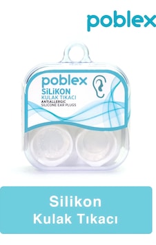 Poblex Silikon Kulak Tıkacı 2'li Poblex Silikon Kulak Tıkacı 2'li