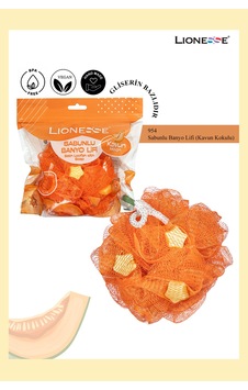 Lionesse 954 Sabunlu Banyo Lifi Kavun Kokulu , Seyahat Boy, Bpa Free , Yumuşak Doku Lionesse 954 Sabunlu Banyo Lifi Kavun Kokulu , Seyahat Boy, Bpa Free , Yumuşak Doku