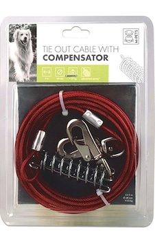 M-pets Compansatör Çelik Köpek Bahçe Bağlama Halatı 5 M 244-58014.01 M-pets Compansatör Çelik Köpek Bahçe Bağlama Halatı 5 M 244-58014.01