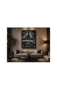 Eyfel Kulesi Mdf Çerçeveli Tablo 70x50 Cm 5 Cm Derin Çerçeve Premium Kanvas Tuval Baskı Modern Eyfel Kulesi Mdf Çerçeveli Tablo 70x50 Cm 5 Cm Derin Çerçeve Premium Kanvas Tuval Baskı Modern
