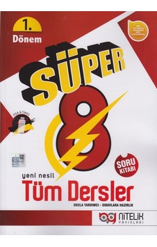 Nitelik 8. Sınıf Nesil Süper Tüm Dersler Soru Kitabı Nitelik 8. Sınıf Nesil Süper Tüm Dersler Soru Kitabı
