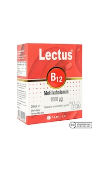 Lectus B12 Metilkobalamin 20 Ml Dilaltı Sprey Lectus B12 Metilkobalamin 20 Ml Dilaltı Sprey