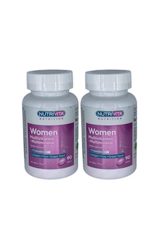 Nutrivita Nutrition Women Multivitamin Multimineral 2x90 Tablet Probiotic Hidrolize Collagen Nutrivita Nutrition Women Multivitamin Multimineral 2x90 Tablet Probiotic Hidrolize Collagen