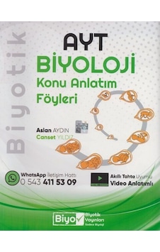 Biyotik Yayınları Ayt Biyoloji Konu Anlatım Föyleri Biyotik Yayınları Ayt Biyoloji Konu Anlatım Föyleri