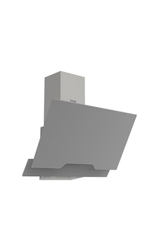 Ferre D065 Çift Camlı Girintili Dokunmatik 60 Cm Gri Davlumbaz
