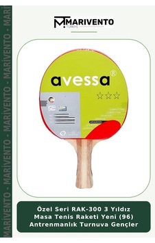 Özel Seri Rak-300 3 Yıldız Masa Tenis Raketi Yeni 96 Antrenmanlık Turnuva Gençler Özel Seri Rak-300 3 Yıldız Masa Tenis Raketi Yeni 96 Antrenmanlık Turnuva Gençler