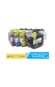 Brother Mfc-j3940dw Lc472xl 4 Renk Yüksek Kapasiteli Uyumlu Kartuş Seti Siyah 3000 Sayfa Renkliler 1500 Sayfa Brother Mfc-j3940dw Lc472xl 4 Renk Yüksek Kapasiteli Uyumlu Kartuş Seti Siyah 3000 Sayfa Renkliler 1500 Sayfa