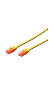 Digitus Dk-1617-010/y 1 Mt Cat6 Awg26/7 U/utp Lszh Sarı Patch Cord Kablo