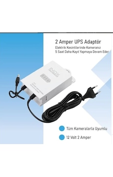 Inox-up2 Amper Ups Lityum Bataryalı Adaptör