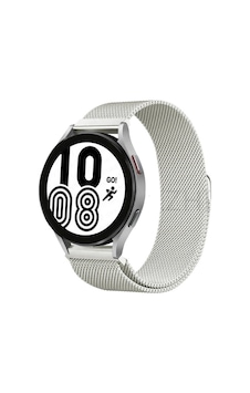 Samsung Galaxy Watch 4 Metal Mıknatıslı Kordon Saat Değildir - Gümüş Samsung Galaxy Watch 4 Metal Mıknatıslı Kordon Saat Değildir - Gümüş