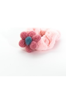 Biem Papatya Simit Peluş Toka Açık Pembe Gold/gümüş Biem Papatya Simit Peluş Toka Açık Pembe Gold/gümüş
