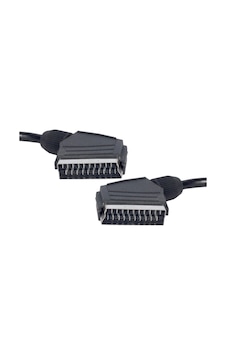 1.2 Metre Poşetli 7 Mm Siyah Scart Scart Kablo 1.2 Metre Poşetli 7 Mm Siyah Scart Scart Kablo