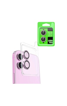 Gld-spt- Newface Apple Uyumlu iPhone 16 Plus Raze Metal Kamera Lens - Pembe Gld-spt- Newface Apple Uyumlu iPhone 16 Plus Raze Metal Kamera Lens - Pembe