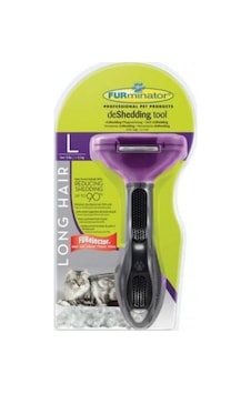 Furminator Long Hair Uzun Tüylü Kediler için Tüy Tarağı L Boy Furminator Long Hair Uzun Tüylü Kediler için Tüy Tarağı L Boy