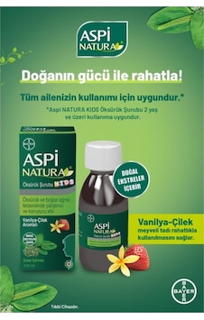 Aspinatura Kıds Şurubu Vanilya Çilek 120 ML Aspinatura Kıds Şurubu Vanilya Çilek 120 ML