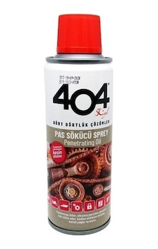 404 Pas Sökücü Sprey 40 Koruyucu Yağlayıcı Sprey 200 Ml 404 Pas Sökücü Sprey 40 Koruyucu Yağlayıcı Sprey 200 Ml