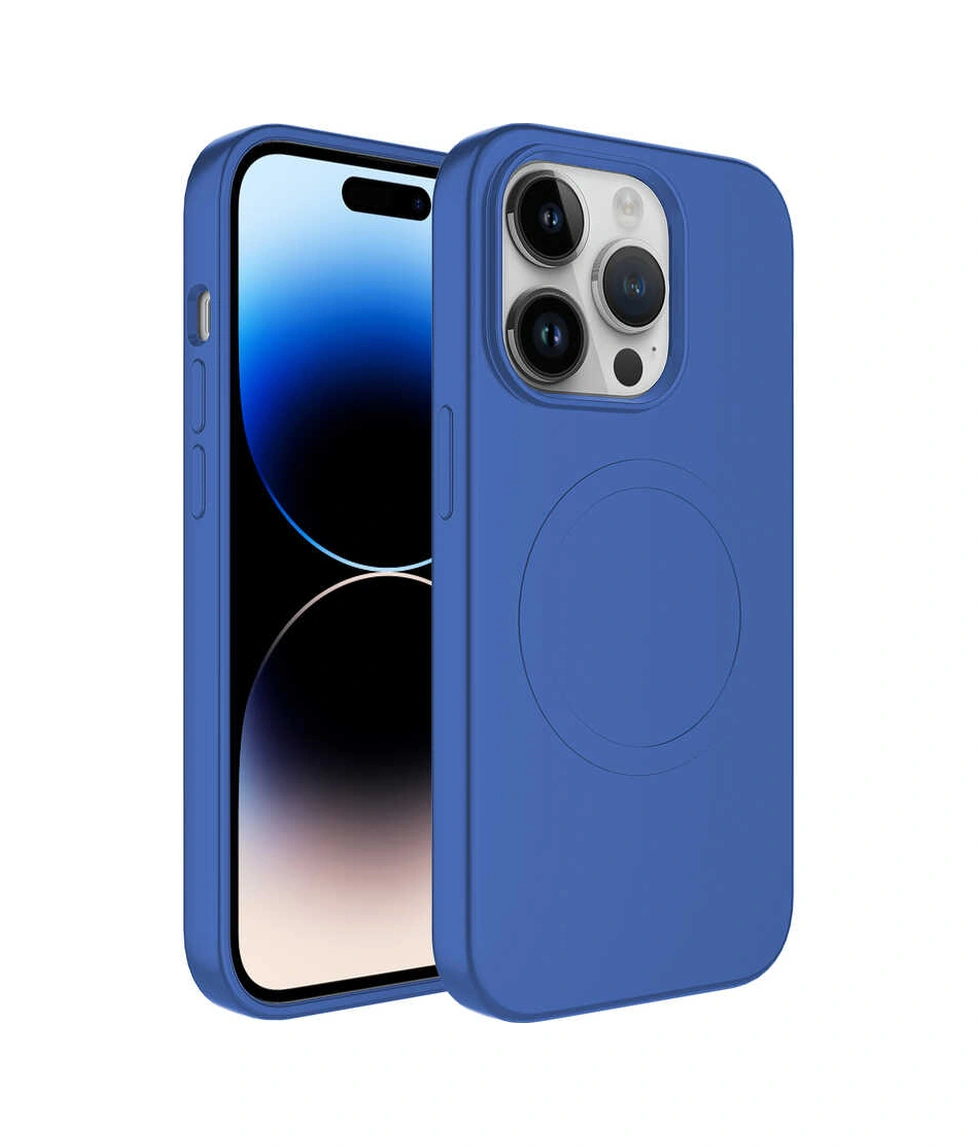 Apple Uyumlu iPhone 13 Pro Max Kılıf Magsafe Wireless Şarj Özellikli Pastel Renk Silikon Plas Kapak Mavi Apple Uyumlu iPhone 13 Pro Max Kılıf Magsafe Wireless Şarj Özellikli Pastel Renk Silikon Plas Kapak Mavi