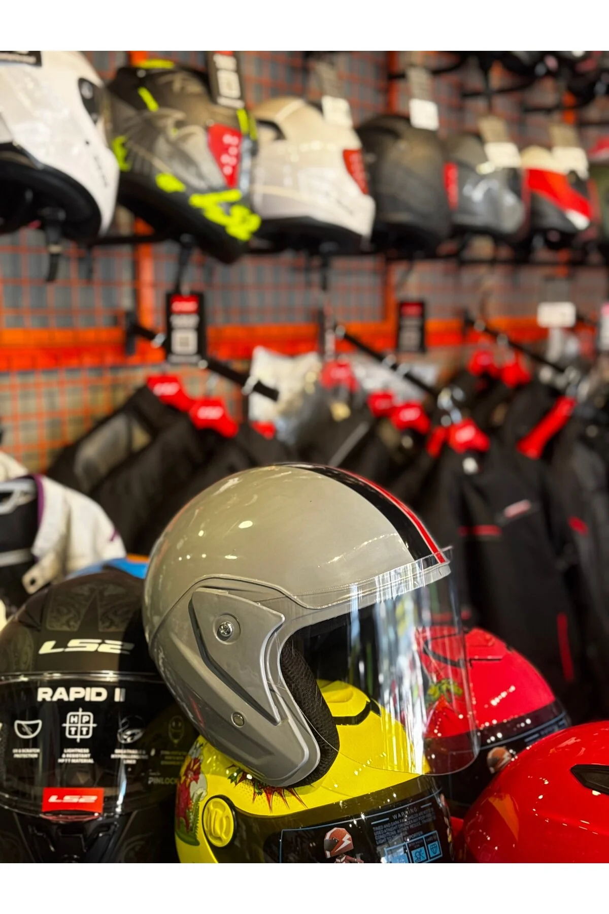 Yarım Model Kask - Açık Kask,motosiklet Kaskı L Beden Kafa Ölçümü 59/60 Cm Açık Gri