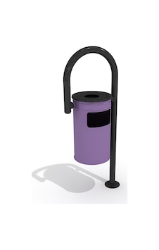 Dış Mekan Çöp Kovası Sgc01, Tek Ayaklı Metal 18l-266 Çok Renkli Dış Mekan Çöp Kovası Sgc01, Tek Ayaklı Metal 18l-266 Çok Renkli