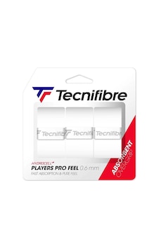 Tecnifibre Players Pro Feel Overgrip 3'lü Beyaz Tenis Gribi Tecnifibre Players Pro Feel Overgrip 3'lü Beyaz Tenis Gribi