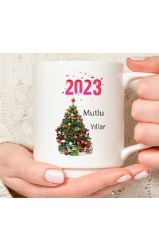 2023 Çam Ağacı Yeni Yılınız Kutlu Olsun Christmas New Year Iki Tarafı Baskılı Kupa Bardak Çok Renkli 2023 Çam Ağacı Yeni Yılınız Kutlu Olsun Christmas New Year Iki Tarafı Baskılı Kupa Bardak Çok Renkli