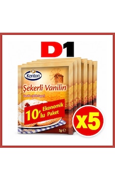 Bezos Kenton Şekerli Vanilin 10 Lu 5 Adet Erdotıca Bezos Kenton Şekerli Vanilin 10 Lu 5 Adet Erdotıca