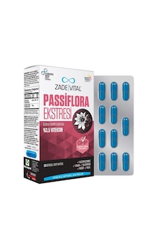 Zade Vital Passiflora 30 Kapsül Zade Vital Passiflora 30 Kapsül