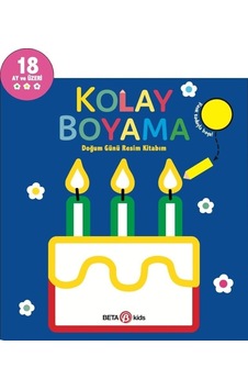 Kolay Boyama Doğum Günü Resim Kitabım Kolay Boyama Doğum Günü Resim Kitabım