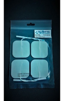 Sars 5 x 5 CM Kablolu Kare Tens Pedi 4'lü
