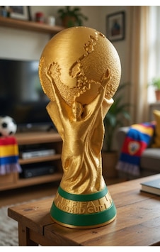 Dünya Kupası Temalı Dekoratif Kupa Biblosu Futbol Severlere Özel Masa Üstü Ve Raf Süsü Dünya Kupası Temalı Dekoratif Kupa Biblosu Futbol Severlere Özel Masa Üstü Ve Raf Süsü