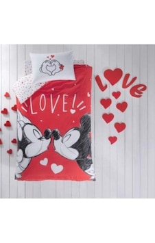 Taç Lisanslı Disney Minnie&Mickey Lovely %100 Pamuk Tek Kişilik N Taç Lisanslı Disney Minnie&Mickey Lovely %100 Pamuk Tek Kişilik N