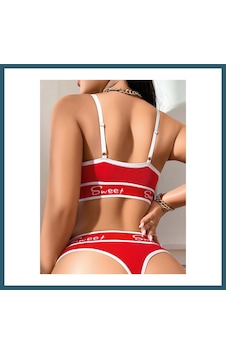 Bezos Kadın Kırmızı Sweet Sütyen Kilot Takımı 5161 Beden: S/m Renk: Kırmızı Ob Bezos Kadın Kırmızı Sweet Sütyen Kilot Takımı 5161 Beden: S/m Renk: Kırmızı Ob
