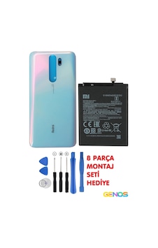 Xiaomi Redmi Note 8 Pro Arka Cam Kapak Batarya Pil Kapağı Beyaz + Pil Batarya Bm4j + Montaj Set Xiaomi Redmi Note 8 Pro Arka Cam Kapak Batarya Pil Kapağı Beyaz + Pil Batarya Bm4j + Montaj Set
