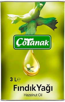 Çotanak E Vitaminli Fındık Yağı 3 L Çotanak E Vitaminli Fındık Yağı 3 L
