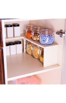 Mutfak Dolabı Düzenleyici-2 Adet-dresser Organizer Krem Mutfak Dolabı Düzenleyici-2 Adet-dresser Organizer Krem