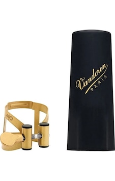 Vandoren Lc57ap M/o Alto Saksafon Aged Gold Bek Bileziği Profesyonel Plastik Kapak Dahil, Aged Gold Seri, Dengeli Ve Odaklanmış Ses