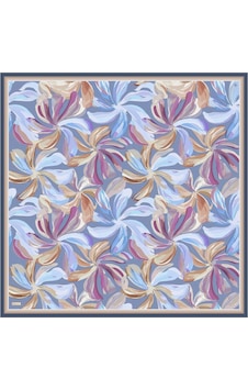 BELLİ Saf İpek Eşarp 4107d Twill İpek - 90 X 90 / İndigo -37 İndigo -37 BELLİ Saf İpek Eşarp 4107d Twill İpek - 90 X 90 / İndigo -37 İndigo -37