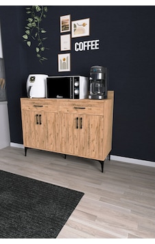 Df14103 Kahve Köşesi Dolabı Çok Amaçlı Mutfak Konsolu Çekmeceli Kapaklı Mutfak Dolabı Coffee Bar Çok Renkli Df14103 Kahve Köşesi Dolabı Çok Amaçlı Mutfak Konsolu Çekmeceli Kapaklı Mutfak Dolabı Coffee Bar Çok Renkli