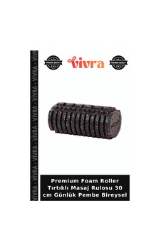 Premium Foam Roller Tırtıklı Masaj Rulosu 30 Cm Günlük Pembe Bireysel Premium Foam Roller Tırtıklı Masaj Rulosu 30 Cm Günlük Pembe Bireysel