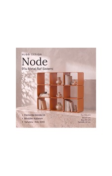 Node 9 Lu Modüler Metal Kitaplık 9 Bölmeli Küp Tasarım Dekoratif Raf Sistemi Turuncu - 940105938 Turuncu Node 9 Lu Modüler Metal Kitaplık 9 Bölmeli Küp Tasarım Dekoratif Raf Sistemi Turuncu - 940105938 Turuncu