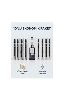 Sub Zero Sg64 12w Usb Lightning Ev Şarj Aleti / Adaptör Ve Kablo Seti - 10'lu Ekonomik Paket Beyaz